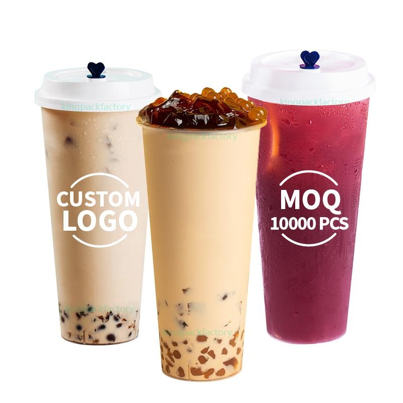 Clear Lid Cold Drinks/Coffee Single Wall Custom Logo Printing Plastic Cups – PP Plastic Cup and Disposable Cup price