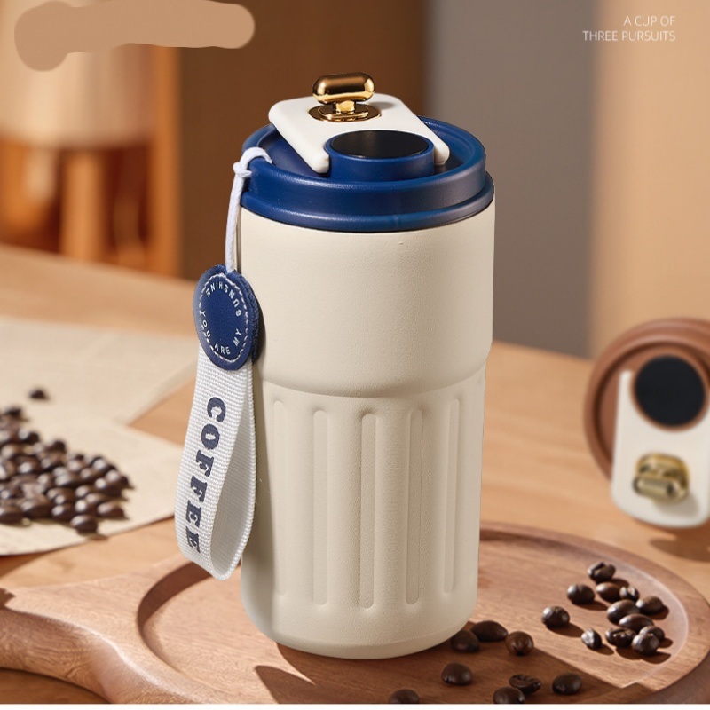 Custom Logo 316 Stainless Steel Double Insulated Coffee Cup Temperature Display – Coffee Cup and Stainless Steel Cup price