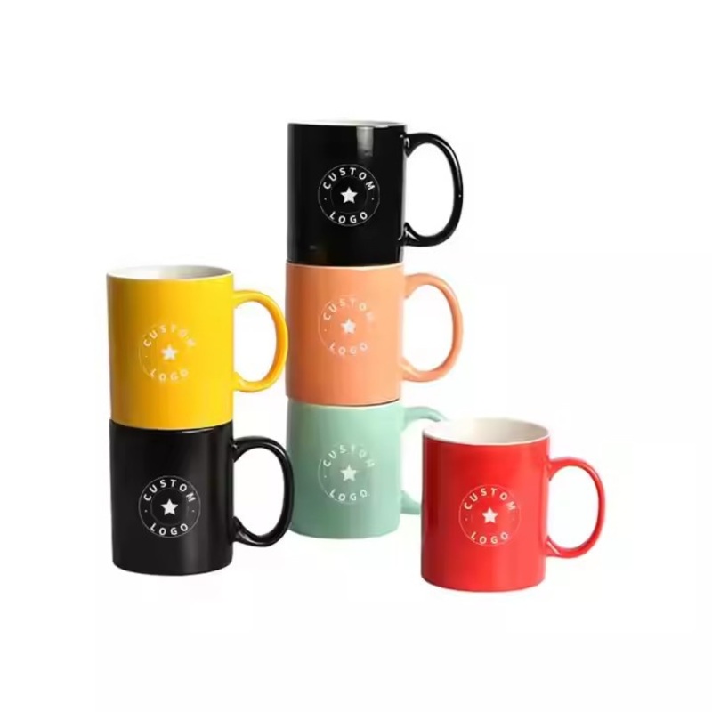 Eco-Friendly Coffee Cups Porcelain Ceramic Mugs Customized with Logo – Mugs Customized with Logo and Coffee Cups price