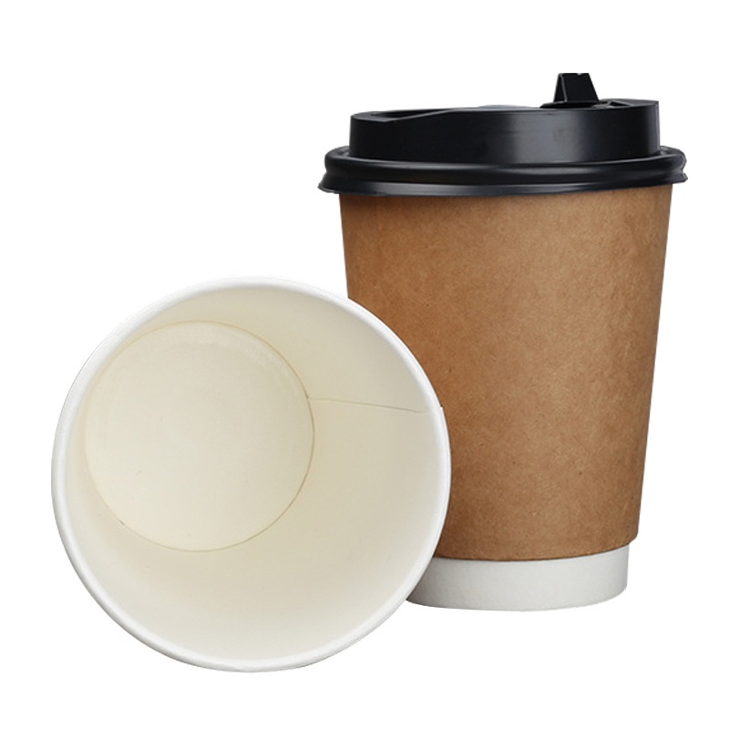 Factory Price Free Sample Double Wall Brown Craft High Quality Custom Disposable 8oz Paper Coffee Cups – Paper Cup and Disposable Paper Cup price
