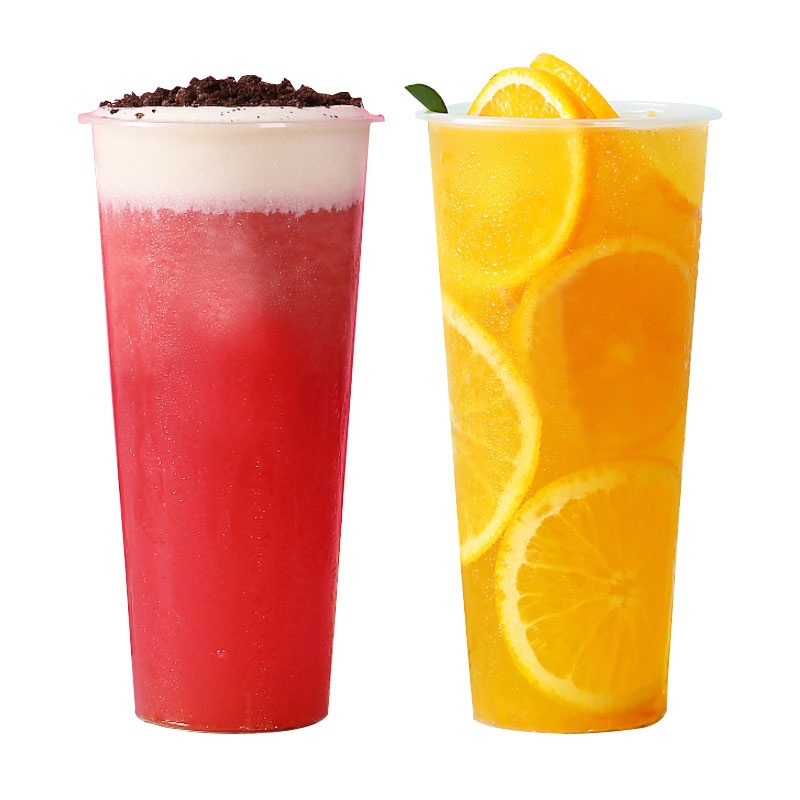 Hot Sell Disposable PP Clear Plastic Cup with Designs Flat Lid – PP Plastic Cups and Plastic Cup price