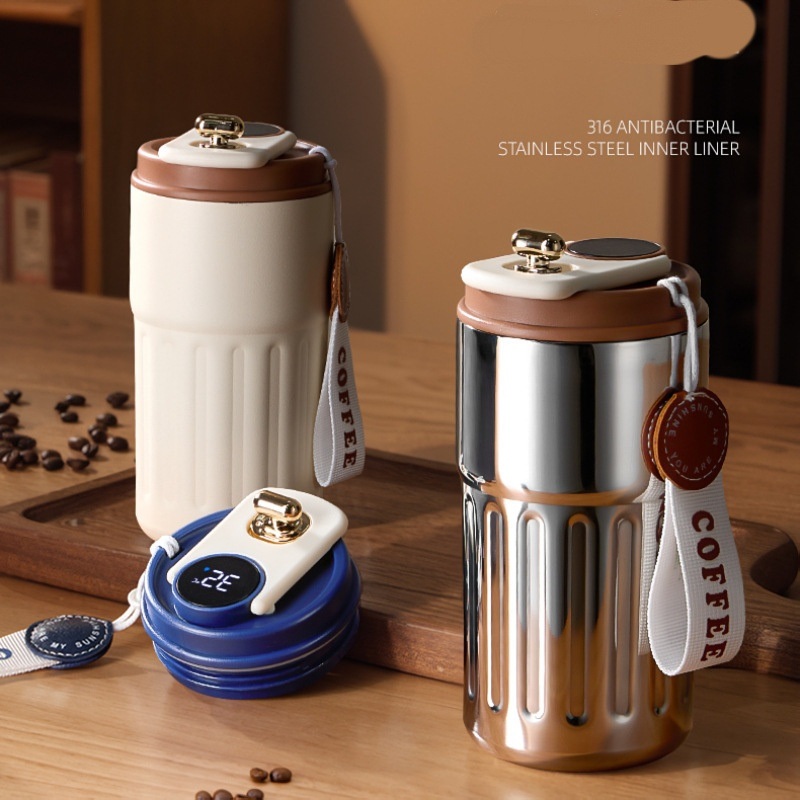 LED Smart Temperature Display Termos Stainless Steel Travel Coffee Mug Cup Tumbler – Coffee Cup and Tumbler Cup price