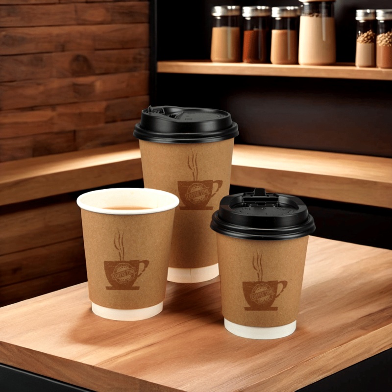 New Design Top Quality Custom Printed Double Wall Insulated Disposable Paper Coffee Cup – Paper Cup and Disposable Paper Cup price
