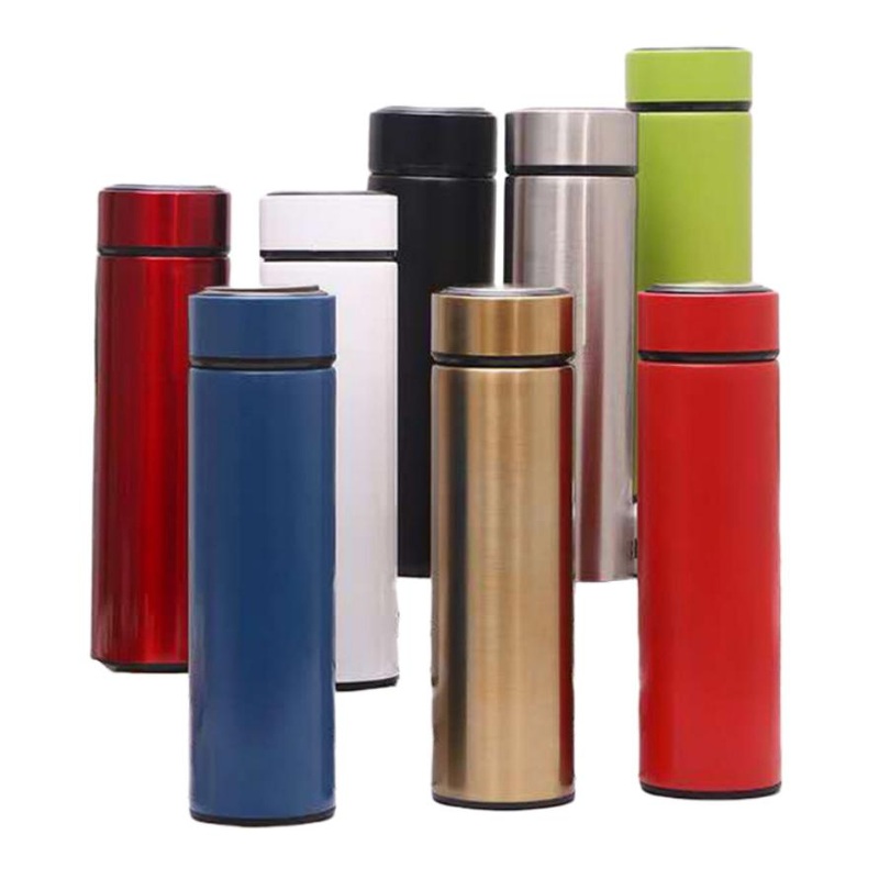 Promotional Digital 500 Ml Vacuum Flasks Stainless Steel Thermo Cup Smart Water Bottle with LED Temperature Display – Stainless Steel Thermo Cup and Digital Vacuum Flask price