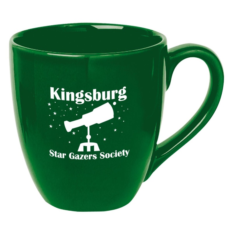 Promotional Gift Ceramic 14 Oz Forest Green Coffee Milk Kingsburg Cup – Ceramic Cup and Ceramic Promotional Gift price