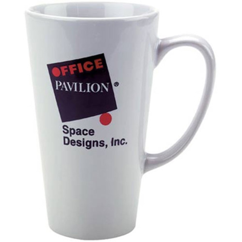 Promotional Tall Latte Ceramic Mug 16 Oz with Handle – Ceramic Mug and Ceramic Promotional Gift Cup price
