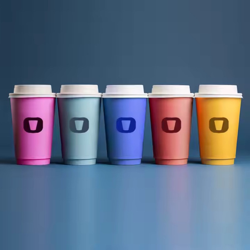 Sustainable Double Wall Kraft Paper Cups for Hot Drinks – Custom Paper Coffee Cup and Eco Friendly Coffee Cup price