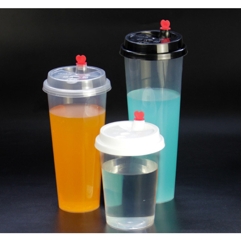 Transparent Disposable Milk Tea Cup Birthday Party Favors Drinking Coffee Juice Plastic Cups with Lid – Transparent Disposable Milk Tea Cup and Disposable Milk Tea Cup price