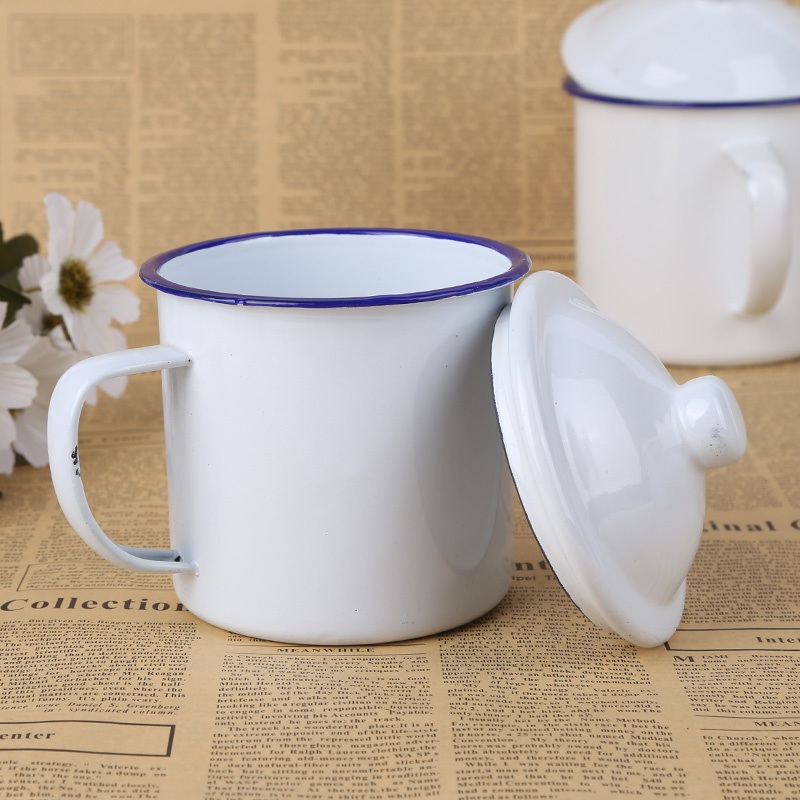 White Coating Enamel Mug with Different Size – Enamel and Esmalte price