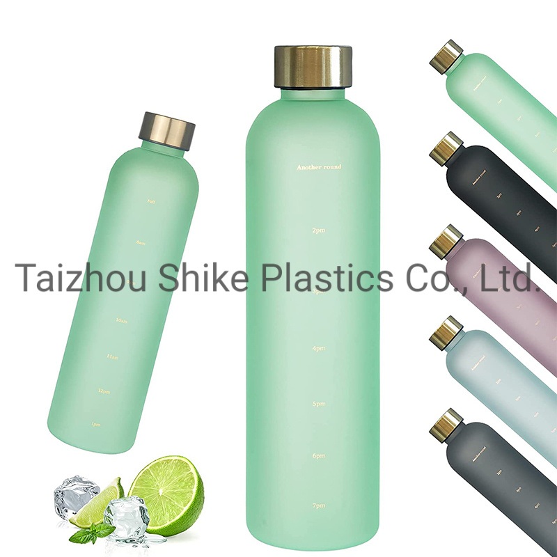 32oz 1L 2021 Time Marker Leakproof Bicycle Product Tritan Sport Frosted Plastic Water Bottle BPA Free – Water Bottle and Travel Bottle price