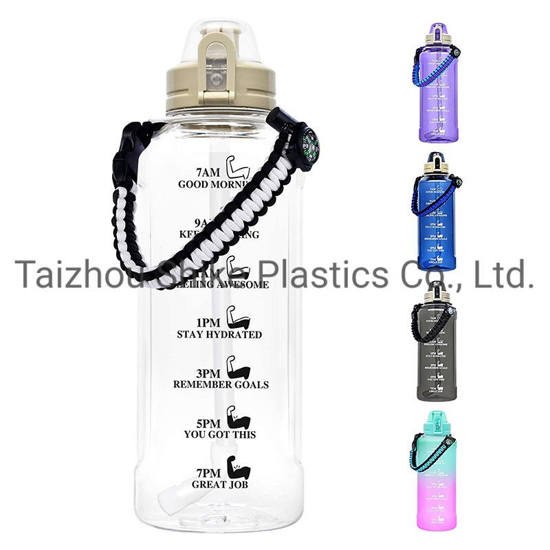 Amazon Hot Sell Large Capacity Water Bottle 1 Gallon Clear Plastic Sports Water Bottle BPA Free Custom Logo – Water Bottles and Sports Water Bottle price
