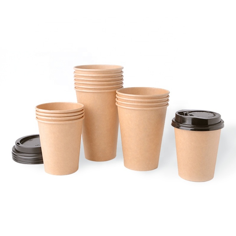 Biodegradebal Custom Logo Offset Printing Paper Coffee Mugs with Logo Printing Clutches – Paper Cup and Disposable Paper Cup price