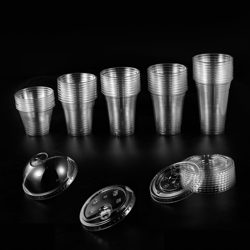 Disposable 14oz Pet Cup One-Time Plastic Cup 93 Caliber Takeout Packaging Multi-Specification for Cold Drink – Pet Cup and Plastic Disposable Pet Cup price