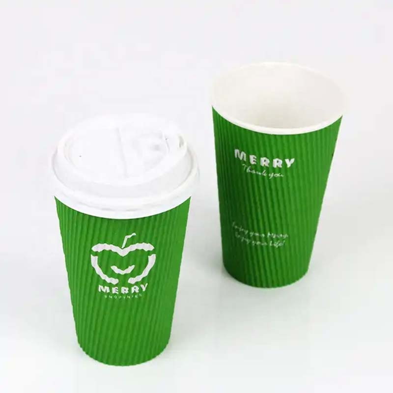 Non-Slip High Cost Performance Disposable 10 Oz Corrugated Paper Cup – Corrugated Paper Cup and Ripple Coffee Cup price