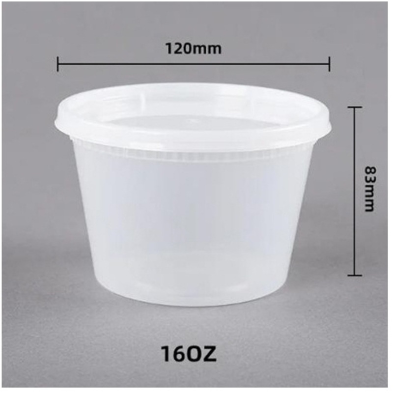 Premium 16 Oz American Plastic Soup Delivery Cup for Catering – Disposable Soup Cup and Sealed Soup Cup price