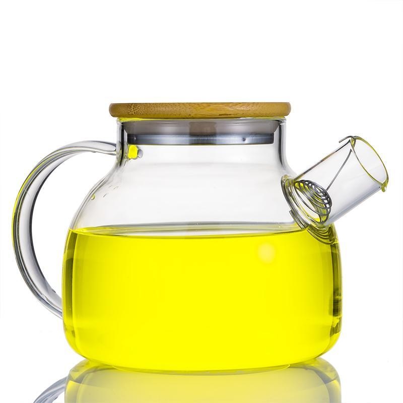 Wholesale Heat Resistant Glass Induction Cooker Available Tea and Fruit Pot Glass Jug Set – Glass Jug and Tea Pot Set price