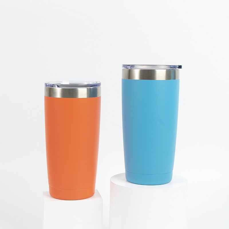 20oz Leak Proof BPA Free Easy Carry Stainless Steel Double Wall Vacuum Insulated Travel Coffee Mug Tumbler with Lid and Straw – Tumbler and 20 Oz Tumbler price