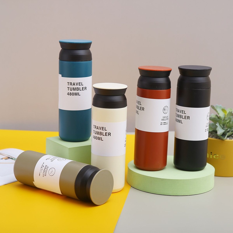 300ml 500ml Wholesale Outdoor Thermo Double Wall Insulated Vacuum Flask Stainless Steel Travel Tumbler Water Bottle with Lid – Water Bottle and Stainless Steel Water Bottle price