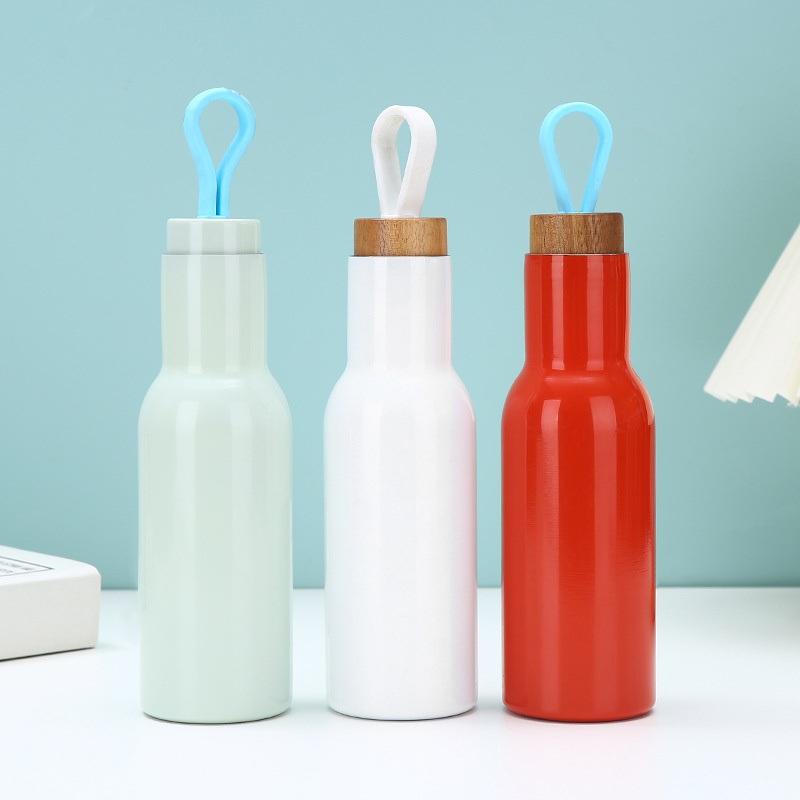 304 Stainless Steel Bamboo Cover Handheld Vacuum Insulated Cup – Vacuum Flask and Vacuum Cup price