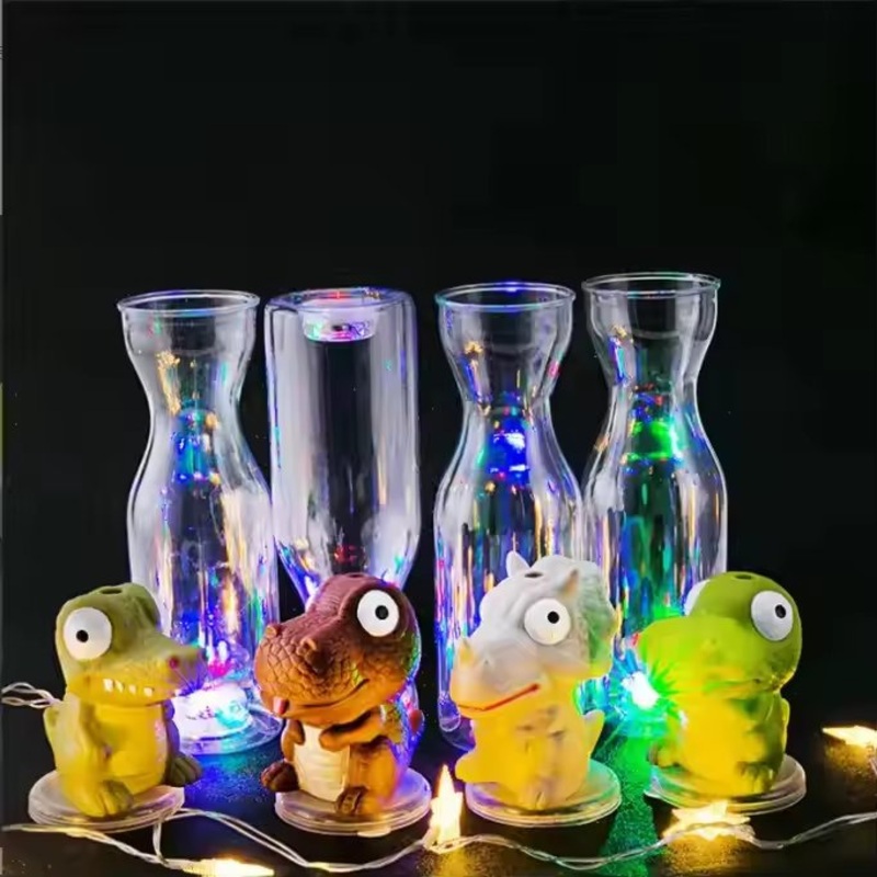 Carnival Funny LED 3D Animal Slush Cup Yard 350ml Plastic Yard Cups – Biodegradable Coffee Cup and Disposable Bento Box price