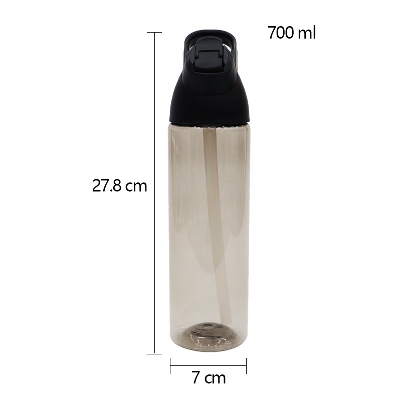 Custom Tritan 700ml Drinking Water Bottle with Flip Lid Plastic Straight Water Bottle Promotional Product for Sport Events – Sport Water Bottle and Tritan Water Bottle price