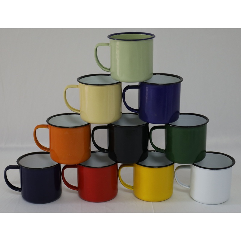 Different Colaor Plain Coating Enamel Mug/Coffee Cup/ Tea Cup – Enamel and Esmalte price