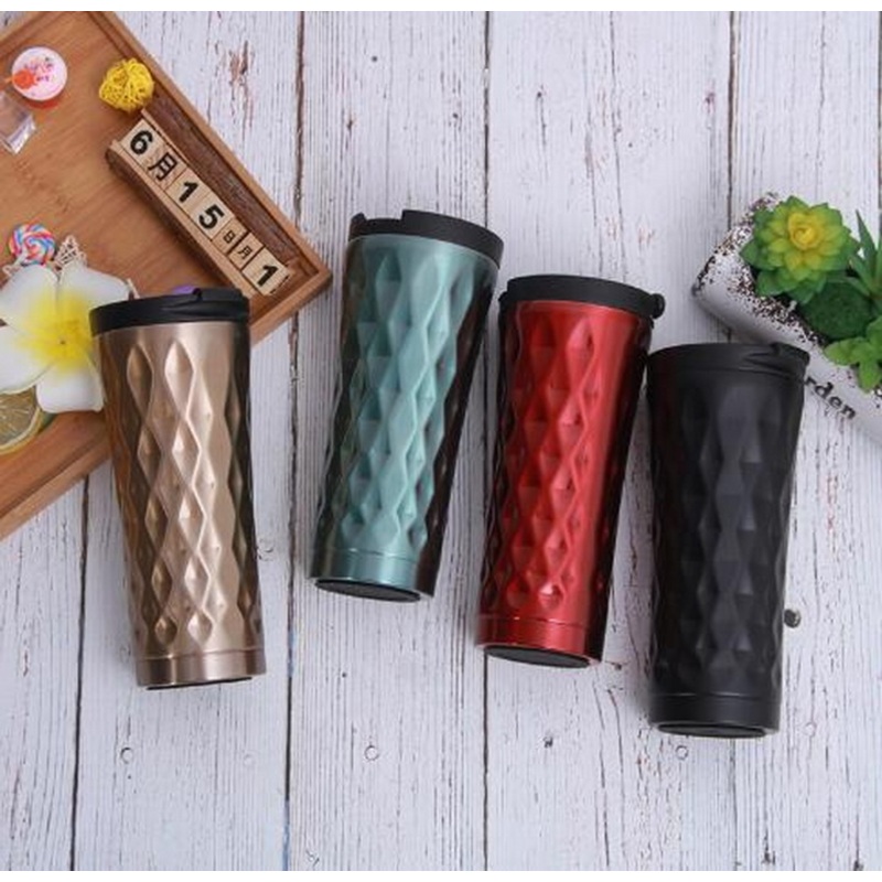 Double Layer Vacuum Car Stainless Steel 304 Diamond Thermos Cup – Thermo Cup and Insulation Cup price