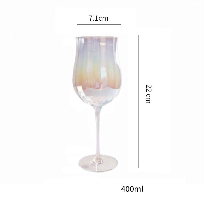 Factory Price Tulip Colorful Red Wine Glass Ice Cream Cup – Glass Cup and Water Bottle price