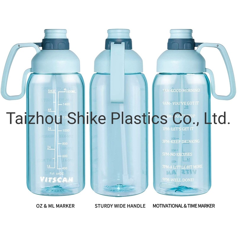 Wholesale Portable Gradient Eco Friendly Plastic Water Bottle Travel Straw Water – Water Bottle and Travel Bottle price
