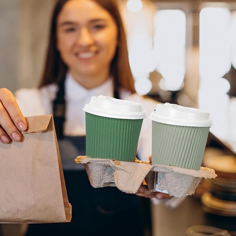 250ml 360ml 400ml 500ml New Ripple Wallpaper Cup Thickened Anti Scald Coffee Papercup Coffee Cup Custom Logo Paper Cups 8oz – Disposable Paper Cup and Coffee Cup price