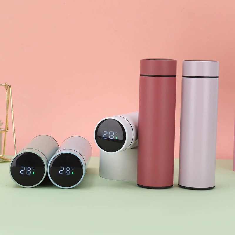 500ml LED Temperature Display Smart Thermos Intelligent Digital Vacuum Flask Stainless Steel Water Bottle with Lid – Water Bottle and Stainless Steel Bottle price