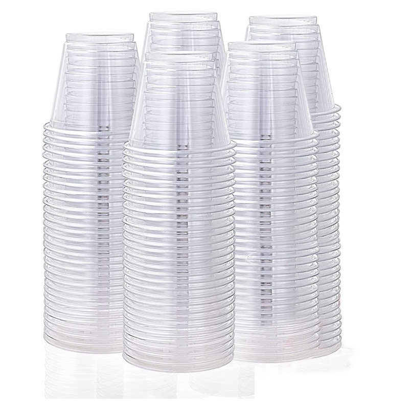 Disposable Plastic Tableware 92mm Diameter Pet Plastic Cup Transparent Custom for Dessert – Plastic Tableware and Disposable Plastic Cup price