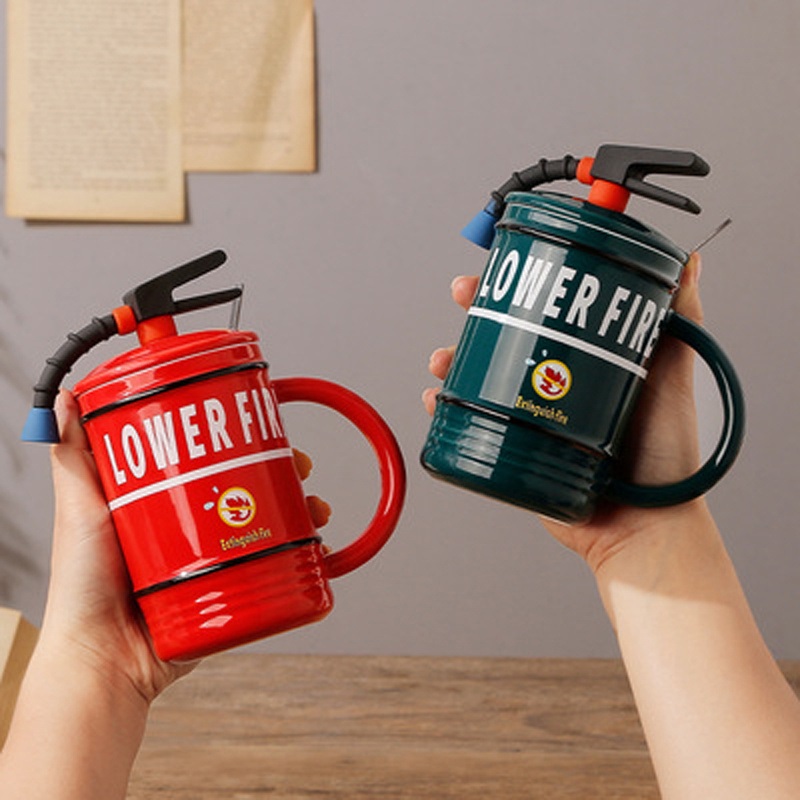 Funny Ceramic Coffee Mug Custom High Quality Cups Personalized Mugs Customizable Fire Extinguisher Shape Cup – Mug and Ceramic Mugs price