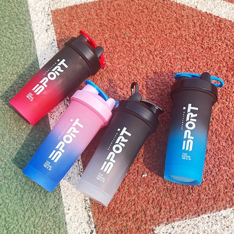 Leak Proof 600ml BPA Free Custom Logo Plastic Cup Mug Nutrition Sport Shaker Water Bottle with Mixer – Water Bottle and Plastic Bottle price
