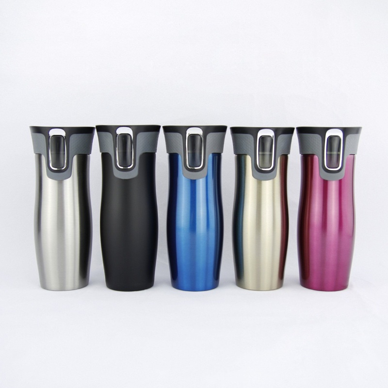 West Loop Stainless Steel Autoseal Tea Travel Mug Customised Reusable 16 Oz Auto Seal Vacuum Travel Mug – Cup and Mug price
