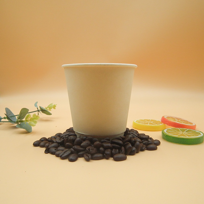Wm498 PE Coated 10oz Custom Printed Disposable Kraft Paper Cups Biodegradable Double Wall Paper Coffee Cups with Lids – Paper Cup and Hot Cup price