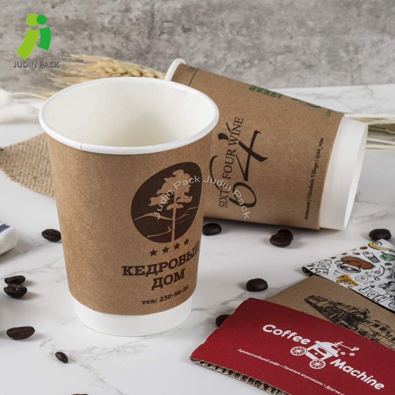 12 Oz Disposable Paper Cup Recycled Material Hot Cold Drink Double Wall Paper Cups Factory – Paper Cup and Double Wall Cup price