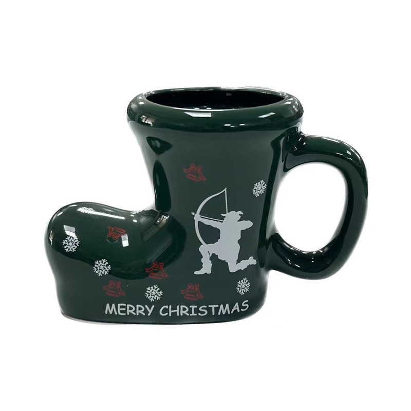 Christmas Boot Shaped Ceramic Mug with Customized Design – Christmas Ceramic Mug and Boot Mug price