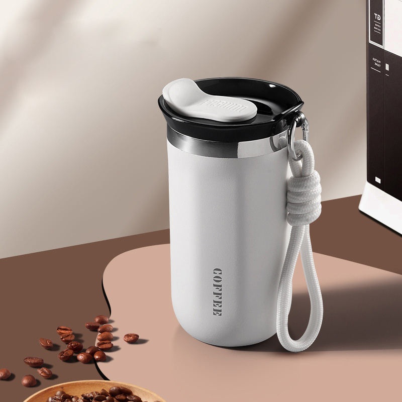 Custom Logo Portable Travel Mug 12 Oz Small Coffee Tumbler for Travel Stainless Steel Coffee Tumbler with Lids – Insulated Mugs and Drink Mugs price