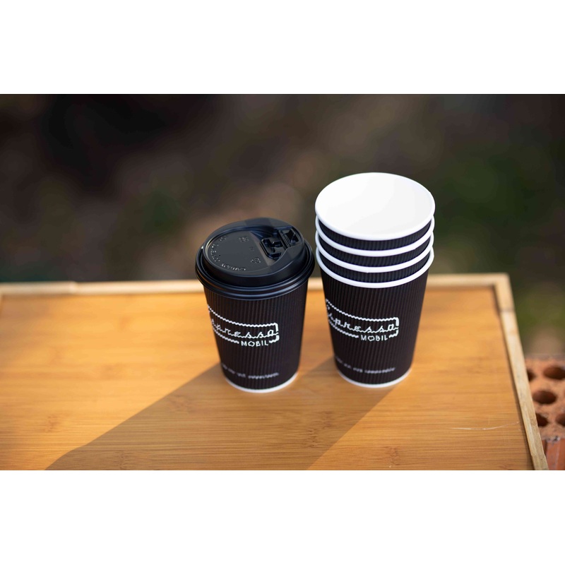Disposable PE Film Food Grade Biodegradable Hot Drink Environmental Protection Corrugated Wall Paper Coffee Cup – Paper Cups and Ripple Paper Cup price