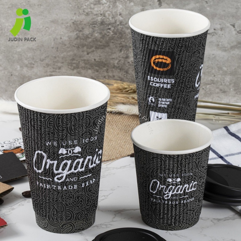 Double Walled Hot Cups Premium Insulated Double Wall Coffee Tea – Paper Cup and Ripple Wall Cup price