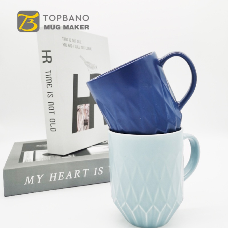 Irregular 12oz Unusual Funky Porcelain Coffee Cup Ceramic Mug with Handle – Ceramic Mug and Custom Mug price