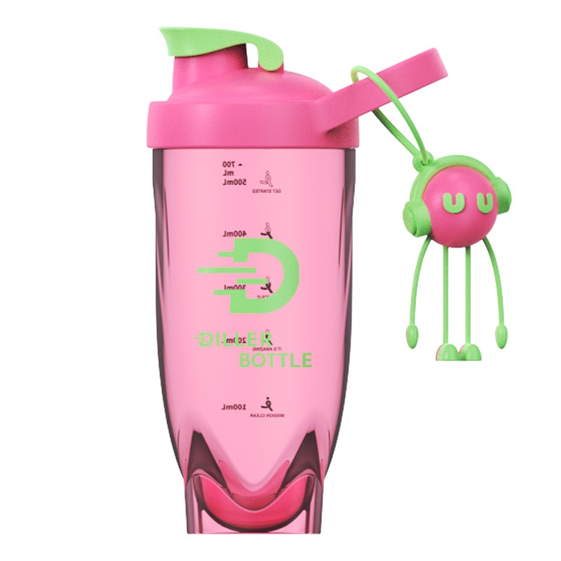 LFGB Approved None Color Box 700ml Glass Bottle Plastic Water Bottles – Protein Shaker Bottle and Sports Water Bottle price