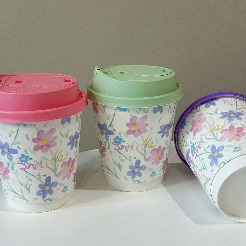 Recyclable Custom Color Printed Disposable Single Wall Paper Coffee Cups – Disposable Paper Cup and Recyclable Cup price