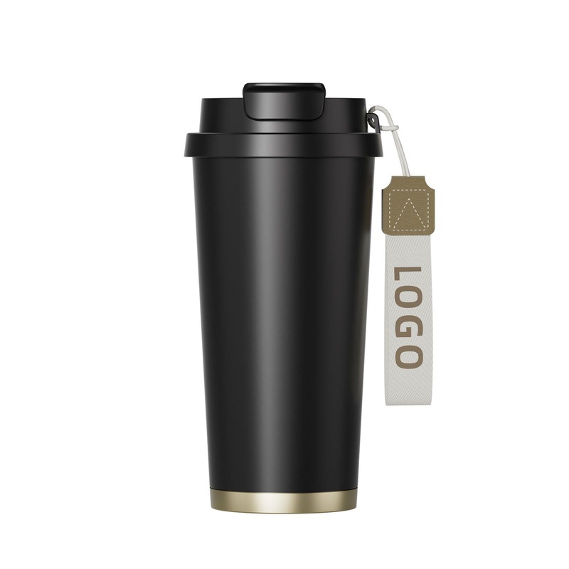 Travel Coffee Mug Vacuum Coffee Tumbler Cup Reusable Leak Proof 304 Stainless Steel Metal Minimalist Running Lovers Custom Black – Insulated Mug and Drink Mug price