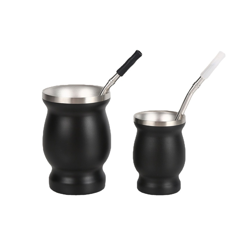 Wholesale 8oz Argentine Yerba Mate 18/8 Stainless Steel Double Wall Gourd Yerba Mate Cup with Straw – New Arrival Tumbler and 14oz Double-Walled Tumbler price