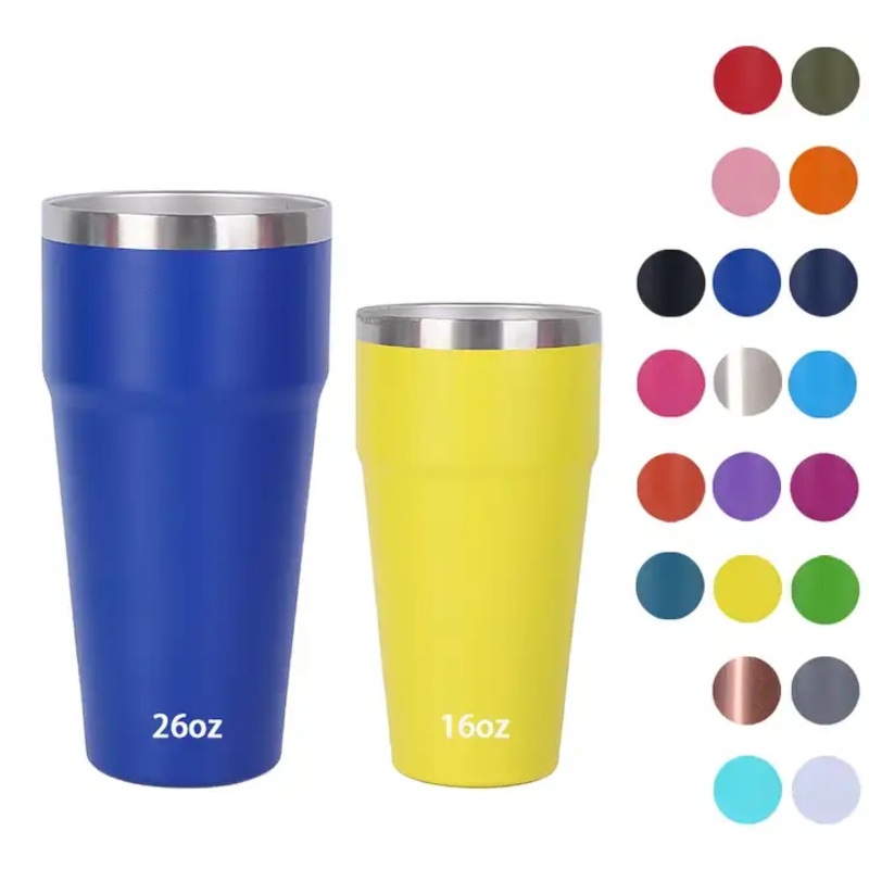 16oz 26oz Beer Vasos Coffee Travel Tumbler Stainless Steel Custom Tumbler – Vacuum-Flask-Thermos and Water Bottle price