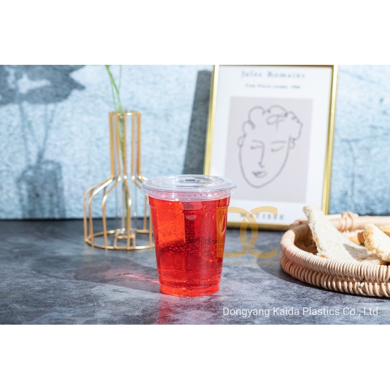 400ml 14oz Custom Logo Printed Clear Disposable Plastic Beverage Drink Coke Juice Boba Cup – Plastic Cup and Beverage Cup price