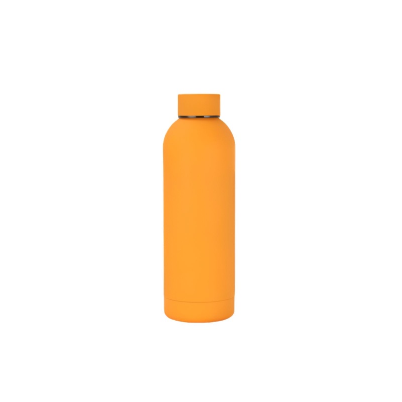 500ml Double Vacuum Stainless Steel Flask Small Mouth Rubber Paint Sports Cup – Stainless Steel Flask and Small Mouth Sport Cup price