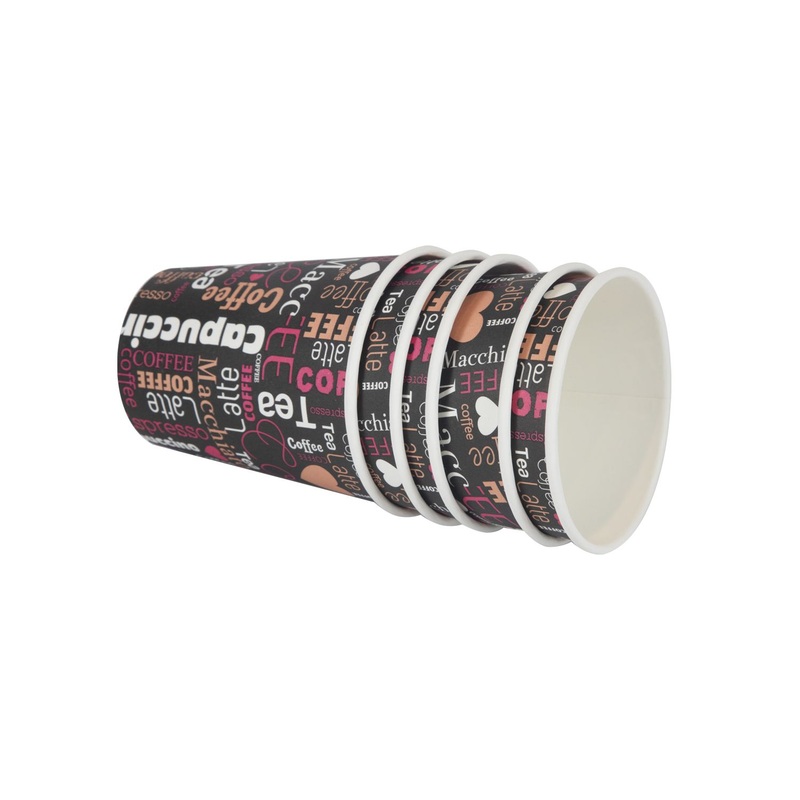 6oz/7oz/8oz Hot Sale Single Wall Paper Cup with Printing – Biodegradable Plastic Paper Cup and Ripple Coffee Paper Cup price